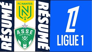 FC Nantes 22 AS SaintÉtienne Résumé et Buts  Ligue 1 202425 [upl. by Arrim519]