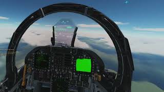 DCS VR  FA18 Hoggit Training Server SEAD Gameplay 4K [upl. by Elenore56]