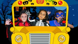 Las ruedas del autobús en Halloween  Canción de Halloween  TigiBooBoo [upl. by Gere]