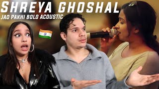 The reason for her success  Latinos react to IMPRESSIVE Shreya Ghoshal LIVE Vocals  Jao Pakhi Bolo [upl. by Darsie]