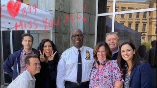 The Cast Say Goodbye To Brooklyn 99  Brooklyn 99 Season 8 Behind The Scenes Week 11 [upl. by Lehplar]