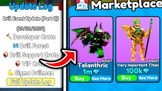 😱DEVELOPET EVENT🥳 I FIRST TO RECEIVE AND SELL FOR 17M💎 GEMS TELANTHRIC AND IMPORTANT TITAN in TTD [upl. by Sokin]