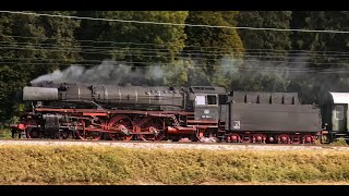 001 1809 Dampflok bei 125 Jahre PuchheimBahnhof und Pasing Geltendorf 1415092024 4K UHD [upl. by Ailimac]