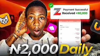 3 Legit Websites That Pay ₦2000 Daily 2024  Earn Money Online in Nigeria Fast Without Investment [upl. by Marne]