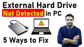 5 Ways to Fix External hard disks not getting detected in Windows 10 [upl. by Valene]