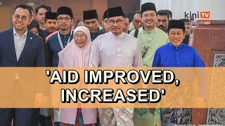 Anwar announces increase in Rahmah cash aid scheme [upl. by Nennerb]