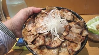 【大盛り】ホエーどん亭の 十勝豚丼特大１ｋｇ ＠品川 [upl. by Earahs]