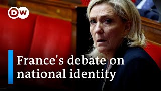 How Frances far right is shaping the countrys debate on national identity  DW News [upl. by Salkin]