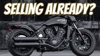 Why People Are Selling Their Indian Scout Bobber [upl. by Gorton]