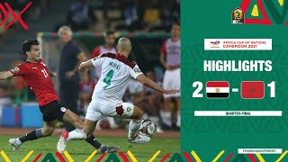 Egypt 🆚 Morocco Highlights  TotalEnergiesAFCON2021 Quarter Finals [upl. by Arihaj561]