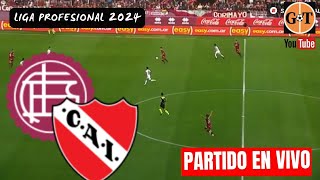 LANUS VS INDEPENDIENTE EN VIVO 🛑 Liga Profesional Fecha18 🌎 GRANEGA [upl. by Daveta]