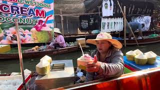 Damnoen Saduak Floating Market Thailand [upl. by Boigie]