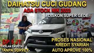 DAIHATSU CUCI GUDANG  DP 5 JUTA ADA STOCK NIK 2023  PROSES SE INDONESIA  TERIOS XENIA DAN SIGRA [upl. by Uuge]