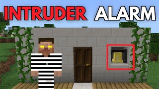 How To Make An Intruder Alarm System in Minecraft Easy [upl. by Tessy652]