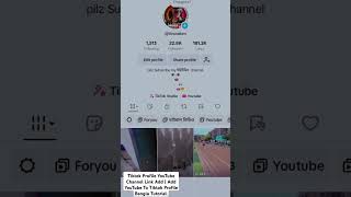 Tiktok Profile YouTube Channel Link Add  Add YouTube To Tiktok Profile Bangla Tutorial [upl. by Pallaten]