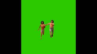 Nacho libre and Esqueleto running green screen [upl. by Pancho805]