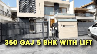 Inside a 350 yard 5 BHK Modern Duplex Villa With Lift  Duplex House Sale in Panchkula Haryana [upl. by Broddy]