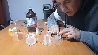 como pegar acrílico o metacrilato transparente  how to glue transparent acrylic or methacrylate [upl. by Mandell]