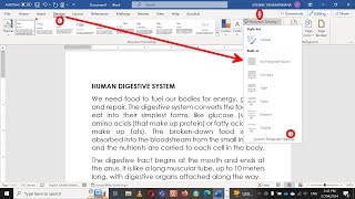 WORD How to change Paragraph and Line spacing [upl. by Akenaj]