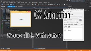 Mouse Click using Autoit on c Tutorials Automation Programing [upl. by Ocire]