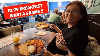 Wetherspoons £299 Breakfast Review Such a shame that this happened  foodie cooking [upl. by Schindler]