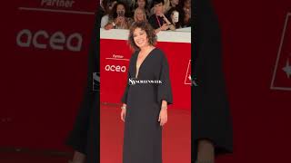 Valeria golino in Fendi attend at Rome Film festival 23 🖤 [upl. by Steep]