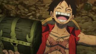 Luffy got Roger treasure  Luffy destroy One piece logposs  One piece epic scene  English dub [upl. by Jamille]