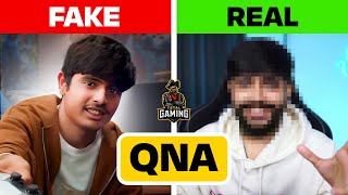 AJJUBHAI REAL FACE REVEAL  QampA  TOTAL GAMING [upl. by Yecrad]