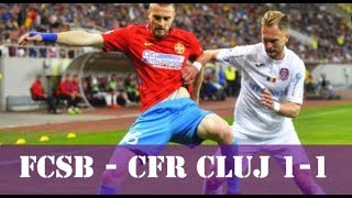 FCSB  CFR Cluj 11 ● Rezumat 29042018 [upl. by Darice]