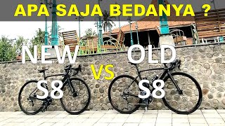 APA BEDANYA Roadbike Polygon Strattos S8 tahun 2020 vs 2021 [upl. by Anihsit]