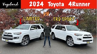 Comparing 2024 Toyota 4Runner Limited vs TRD Sport  We Compare You Decide [upl. by Yorker]