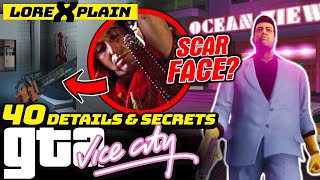 GTA VICE CITY 40 INSANE Hidden Details amp Secrets You Didnt Notice  LoreXplain [upl. by Stempien280]