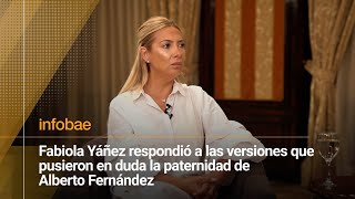 Fabiola Yáñez respondió a las versiones que pusieron en duda la paternidad de Alberto Fernández [upl. by Ayouqat]