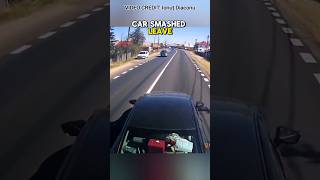 Road Rager Brake Checks Semi Truck amp Regrets It Immediately [upl. by Yumuk]