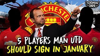 5 Players Manchester United Should Sign in January [upl. by Glynias]