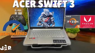 Ryzen 5 4500u Budget Gaming Review  BENCHMARKED  Disassembly Acer Swift 3 Radeon Vega 6 in 2021 [upl. by Roon]