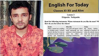 Etiquette Netiquette HSC English 1st Paper Unit 7 Lesson 2 এইচ এস সি ইংলিশ ফার্স্ট পেপার ইউনিট ৭ [upl. by Darrin393]