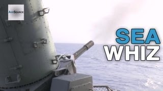 Phalanx CIWS Close In Weapons System  Live Fire [upl. by Arimaj89]