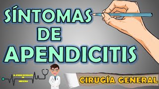 SÍNTOMAS DE APENDICITIS 📝👨🏻‍⚕️ ¡Tienes que Saberlo YA  El Eterno Estudiante de Medicina [upl. by Htnicayh]