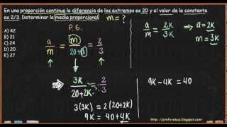 problema proporcion geometrica 201 [upl. by Rahmann]