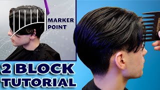 How To Cut a 2 Block Haircut  Step by Step Tutorial [upl. by Aneleh]