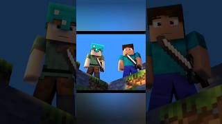 Steve and Alex fight the warden and rescue the dogMinecraft Animation Game minecraft shorts [upl. by Kimura174]