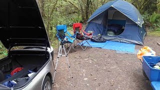 camping with the trailer at Seaquest State Park [upl. by Arbuckle]