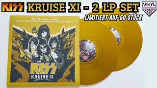 KISS Kruise IX Doppel Vinyl Limited Edition Velvet Gatefold Cover  2 goldene Schallplatten [upl. by Raseda]