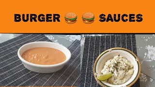 BURGER SAUCE 2 DIFFERENT RECIPES [upl. by Ekusoyr]