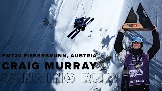 FWT20 Fieberbrunn Austria  Craig Murray Ski Men Winning Run [upl. by Maybelle171]