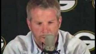 Brett Favre Retirement Speech [upl. by Quarta695]