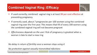 Contraceptive vaginal rings [upl. by Lamak969]