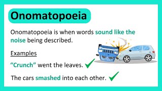 What is ONOMATOPOEIA  Learn with Examples [upl. by Akila]