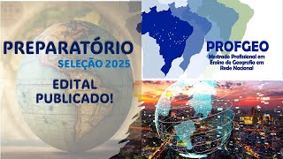 PROFGEO 2025 EDITAL PUBLICADO [upl. by Chemosh]